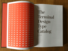 Terminal Design catalog title page