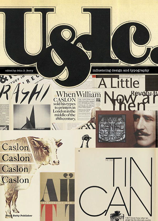 Cover of U&lc: Influencing typography & design