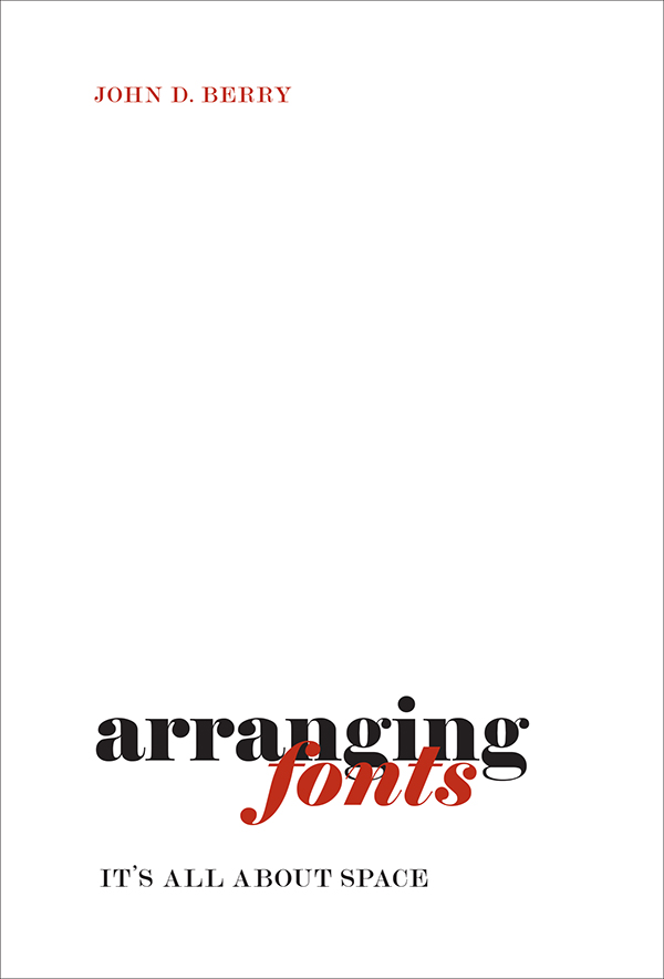Cover of Arranging fonts