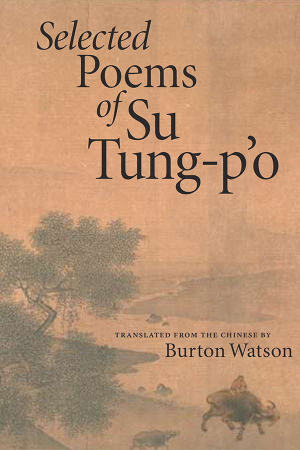 Selected poems of Su Tung-p'o, cover