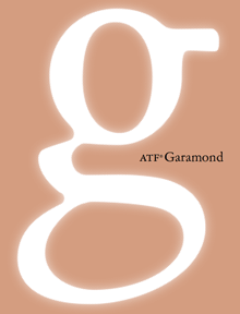 ATF Garamond specimen