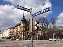 Munich street signs