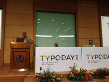 Opening of Typo Day 2015 at IIT Bombay