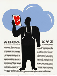 Letterpress print by Christopher Stern