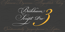 Bickham Script Pro 3