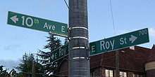 New Seattle street signs