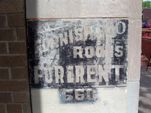 Faded sign in Madison, Wisconsin