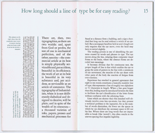 A Typographic Quest Number Three, another page spread